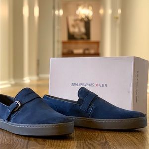 NEW! John Varvatos Suede Slip On Loafer Size 12M